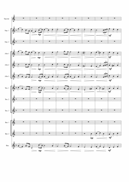 The Pilgrims Chorus For Saxophone Ensemble Page 2
