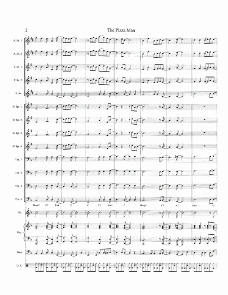 The Pizza Man Jazz Ensemble Set Page 2