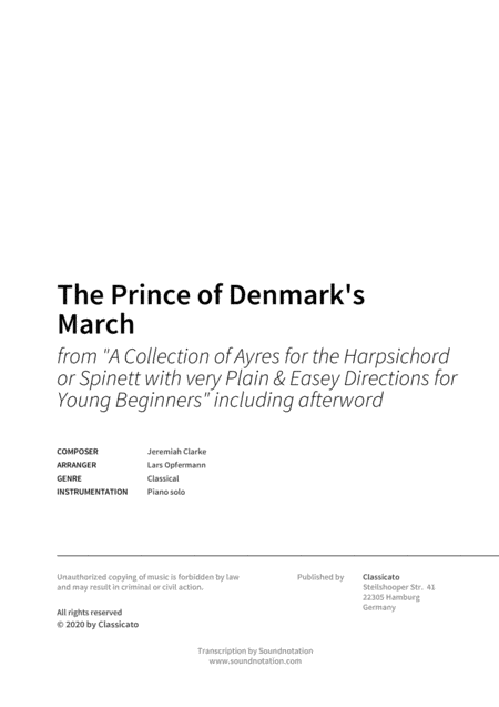 The Prince Of Denmarks March Trumpet Voluntary Page 2