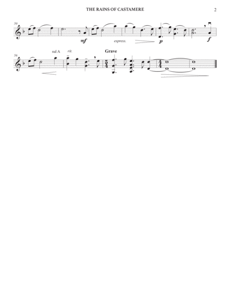 The Rains Of Castamere Violin Harp Page 2
