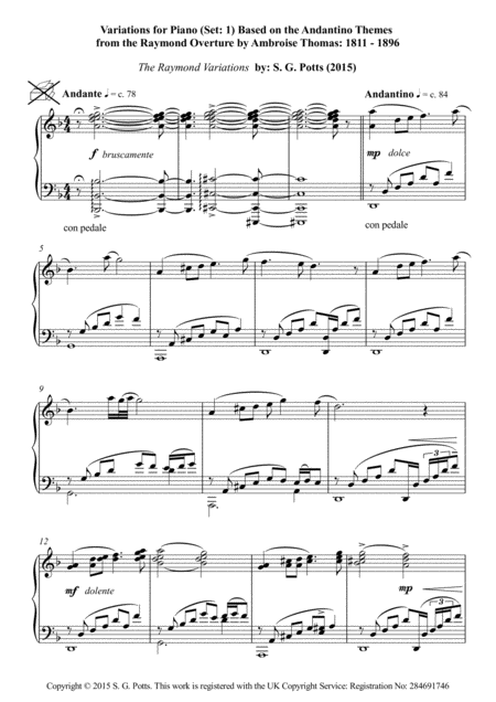 The Raymond Variations For Piano Set 1 Page 2