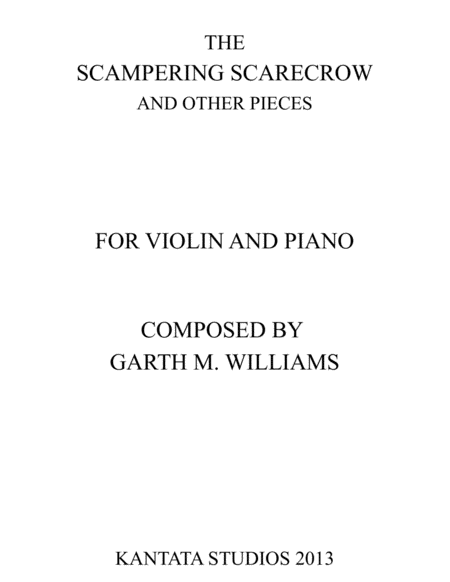 The Scampering Scarecrow And Other Pieces For Violin And Piano Page 2