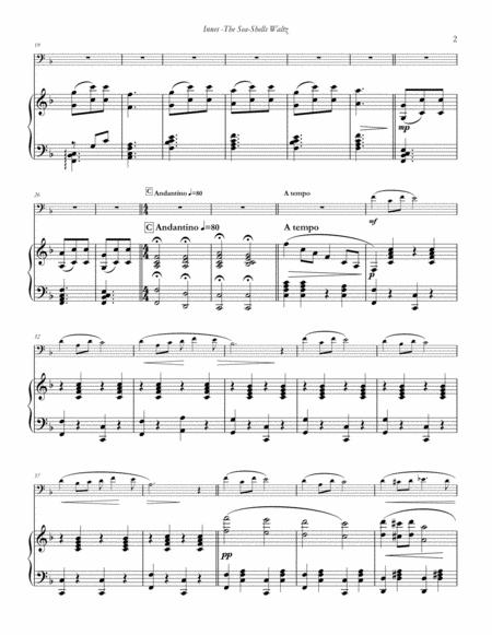 The Sea Shells Waltz For Trombone And Piano Page 2