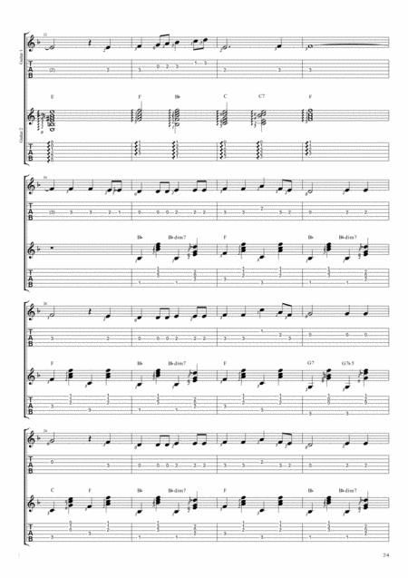 The Sound Of Music Duet Guitar Tablature Page 2