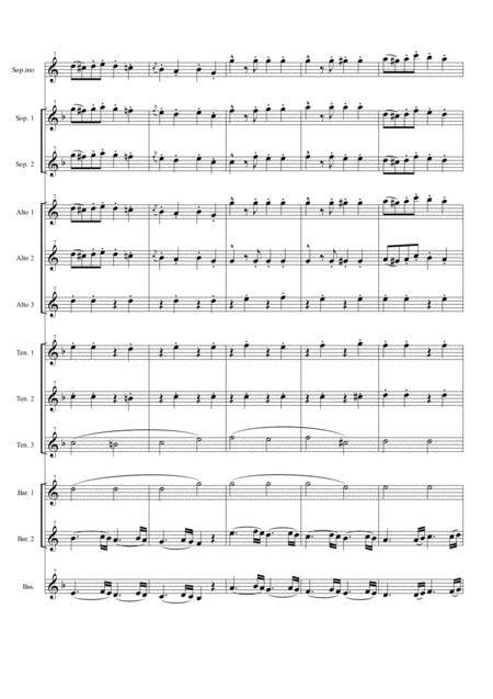 The Stars And Stripes Forever For Saxophone Ensemble Page 2