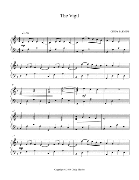 The Vigil Original Solo For Lever Or Pedal Harp From My Book Melodic Meditations Ii Page 2