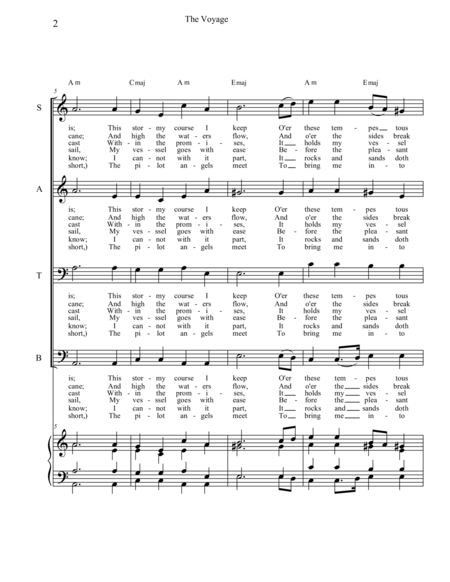 The Voyage For Satb A Capella Page 2