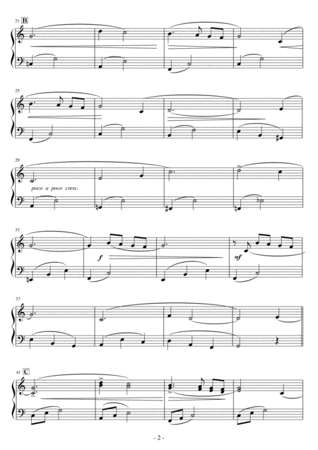 The Water Is Wide For Viola Piano Page 2