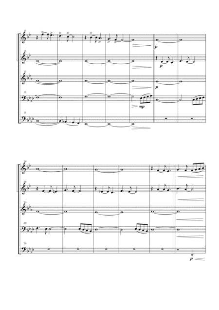 The Winner Takes It All By Abba For Brass Quintet Page 2