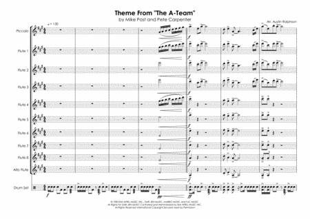 Theme From The A Team Flute Choir Flute Ensemble Page 2