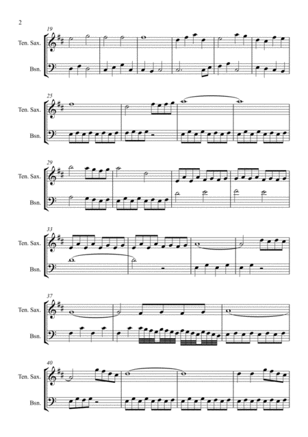 Therapy Time Bassoon And Tenor Saxophone Duet Page 2