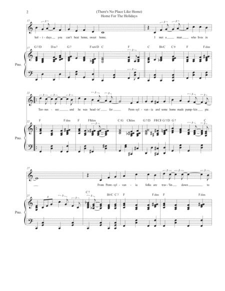 There No Place Like Home For The Holidays Vocal Solo Page 2