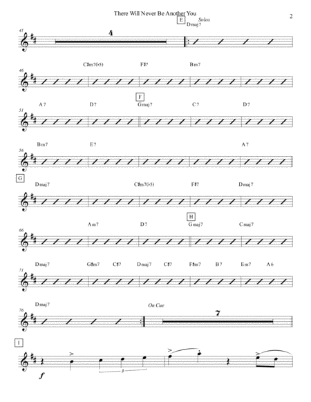 There Will Never Be Another You Violin 1 Page 2