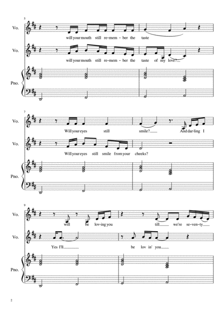 Thinking Out Loud Vocal Duet Page 2