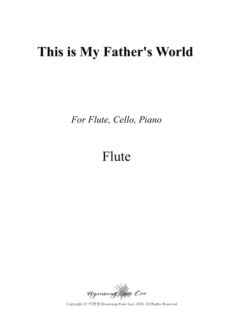 This Is My Fathers World Flute Cello Pno Page 2