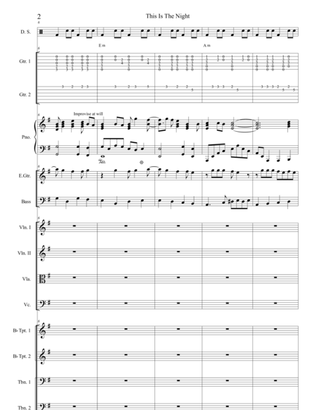 This Is The Night Original Music W Out Vocals Page 2