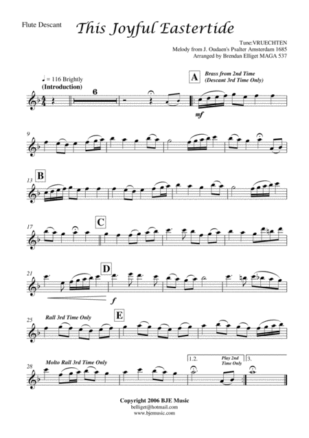 This Joyful Eastertide Orchestra Or Mixed Ensemble Page 2