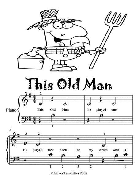 This Old Man Beginner Piano Sheet Music Page 2