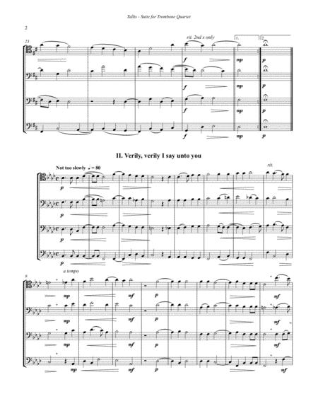 Thomas Tallis Suite For Trombone Quartet Page 2