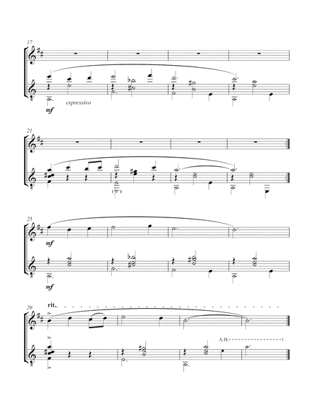 Three Catalan Folk Songs Clarinet And Guitar Score And Parts Page 2