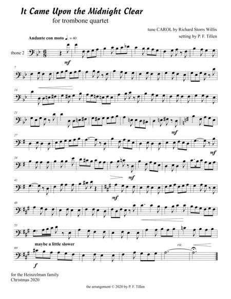 Three Christmas Carols For Trombone Quartet Page 2