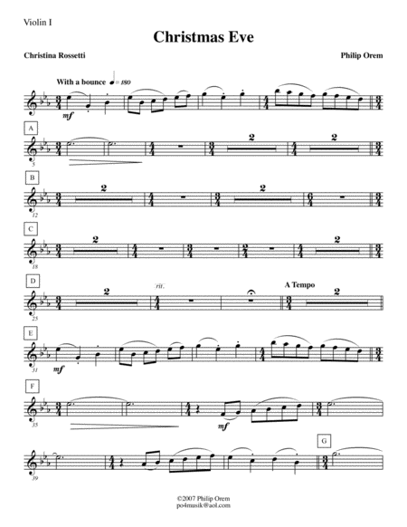 Three Christmas Motets String Parts Page 2