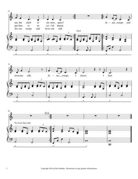 Three Hymns For Low Voice Page 2