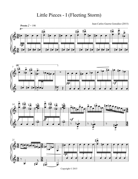 Three Little Pieces For Piano Solo Page 2