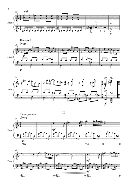 Three Pieces For Piano Solo Page 2