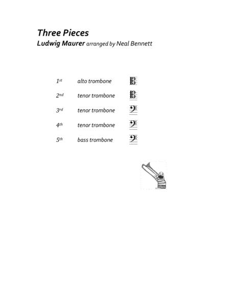 Three Pieces For Trombone Quintet Page 2