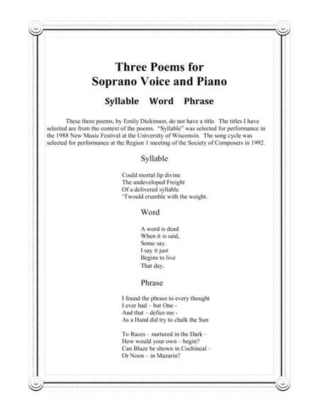 Three Poems For Soprano Voice Piano Page 2