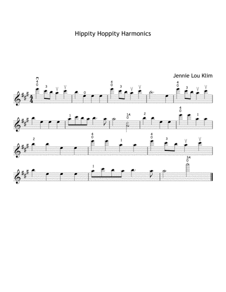 Three Tunes With Harmonics For Violin And Piano Page 2