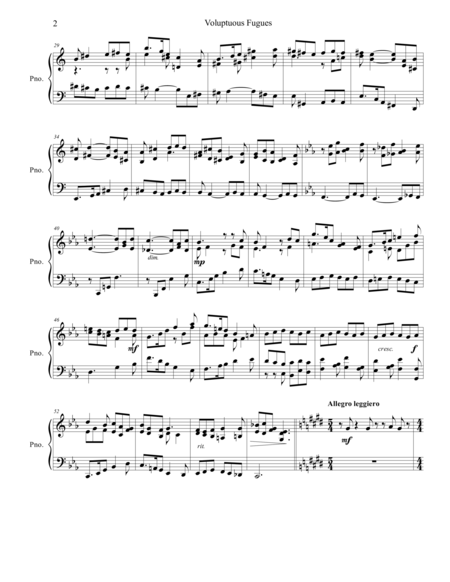 Three Voluptuous Fugues Op 227 Page 2