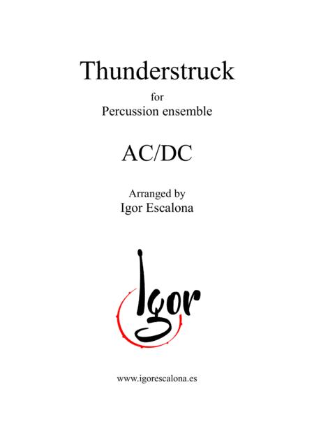 Thunderstruck Ac Dc Percussion Ensemble Page 2