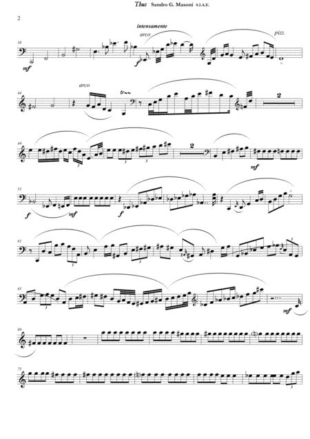 Thus Cello Part Page 2