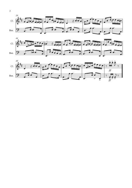 Tico Tico For Clarinet And Bassoon Duet Page 2