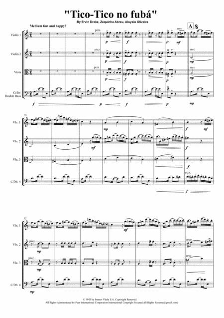 Tico Tico Tico Tico No Fuba For String Orchestra Page 2