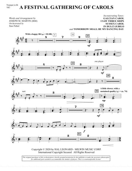 Tidings Of Joy A Celtic Christmas Celebration Chamber Orchestra Bb Trumpet 1 2 Page 2