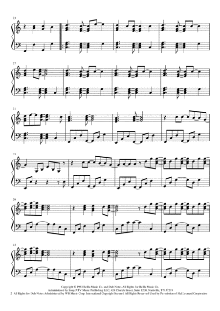 Time After Time Cyndi Lauper Harp Solo Page 2