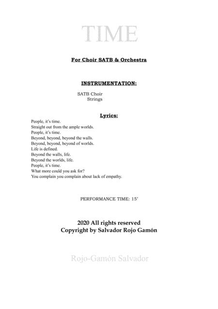 Time For Choir Satb Strings Page 2