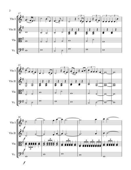 Time To Say Goodbye For String Quartet Page 2