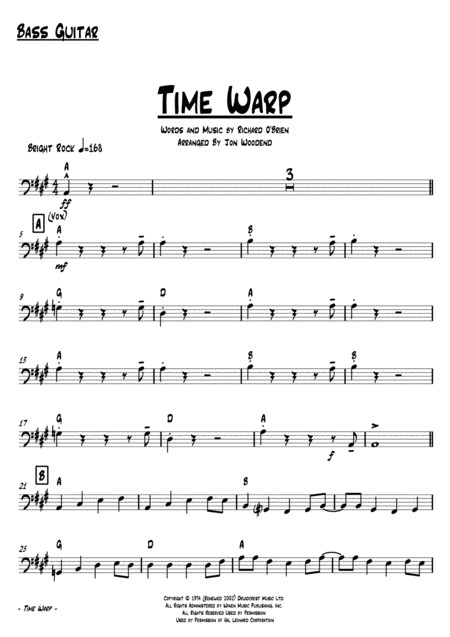 Time Warp 7 Piece Horn Chart Page 2