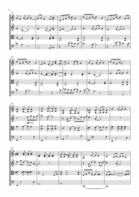 Tiny Dancer String Quartet Page 2