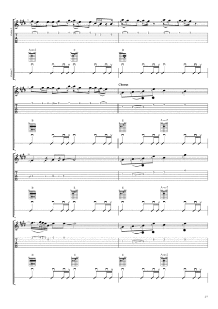 To Be With You Fingerstyle Guitar Duet Page 2