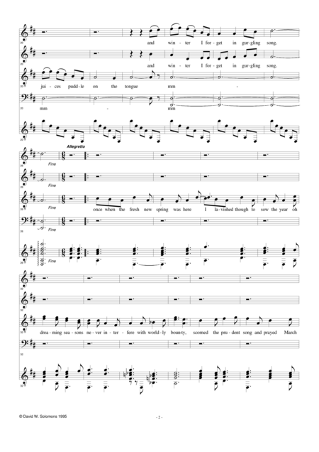 To Idleness For Choir And Guitar Page 2