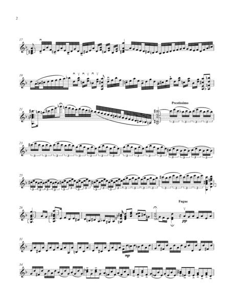 Toccata And Fugue For Solo Violin Bwv 565 In D Minor Page 2