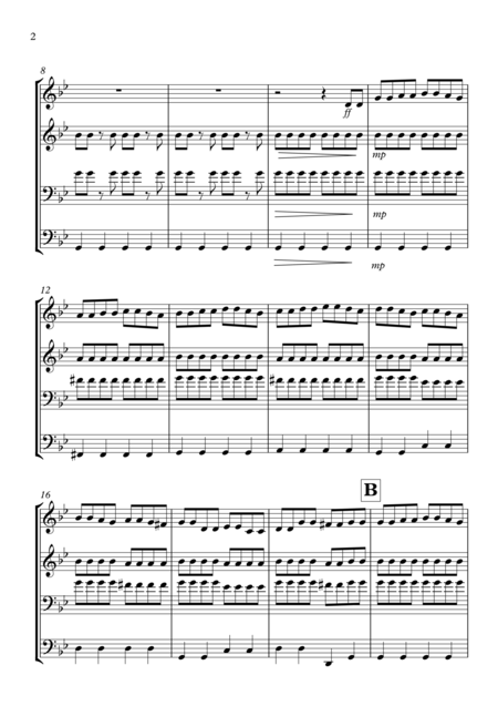 Toccata By Bach Rocks For Saxophone Quartet Page 2