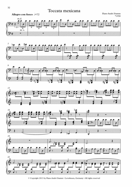 Toccata Mexicana For Organ Page 2