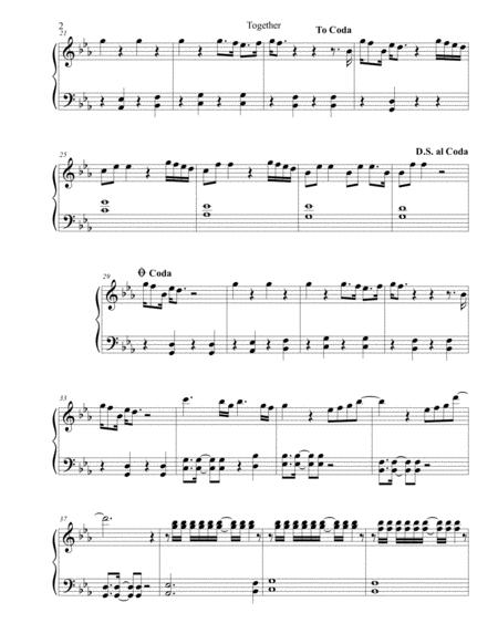 Together Forkingandcountry Josh Kerr Sheet Music Easy Piano Page 2