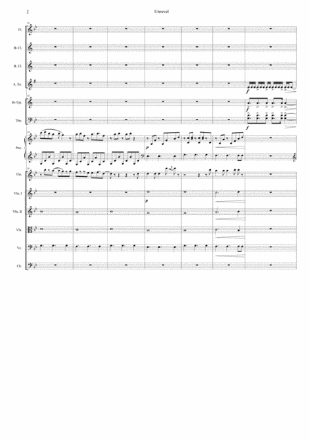 Tokyo Ghoul Op Unravel For Chamber Orchestra Page 2